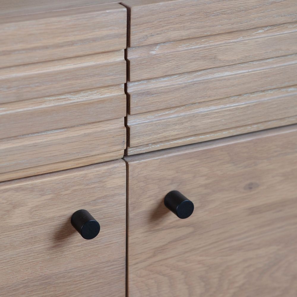 Product photograph of Floriston Oak 2 Door Sideboard from Choice Furniture Superstore.